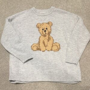 Aeropostale Light Gray Knit Sweater